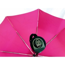 Dámsky skladací dáždnik jednofarebný ružový