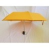 Dámsky skladací dáždnik jednofarebný žltý