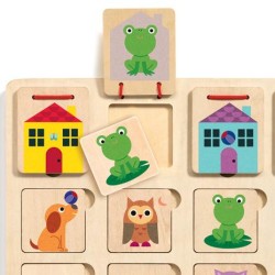 Cabanimo: drevené priraďovacie puzzle