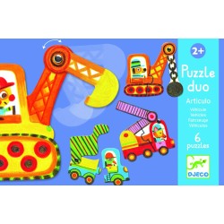 Puzzle Duo Pohyblivé vozidlá