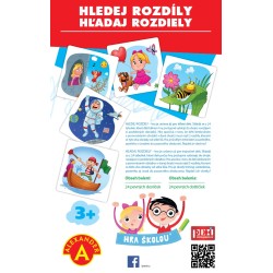 Hra školou - Hľadaj rozdiely