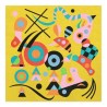 Abstrakcia Giordano - Kandinsky - obrázky z farebného piesku