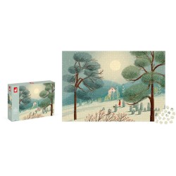 Puzzle - Zimná rozprávková krajina - 1500 ks