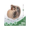 Pokladnička Slimák - 3D puzzle - mechanický model