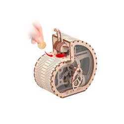 Pokladnička Slimák - 3D puzzle - mechanický model