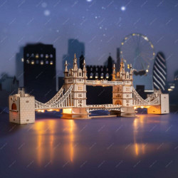 Londýnsky Tower Bridge - 3D puzzle