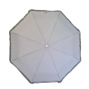Dámsky skladací dáždnik volánikový šedý