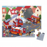 Puzzle Požiarnici v kufríku 24 ks