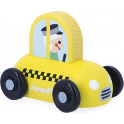 Drevené auto na tlačenie -...